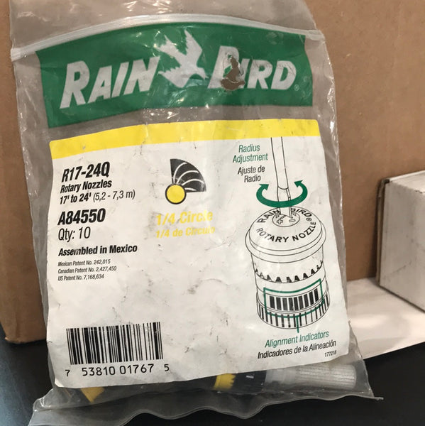 Rain Bird R17-24Q Rotary Nozzles Open Box Pack of 7